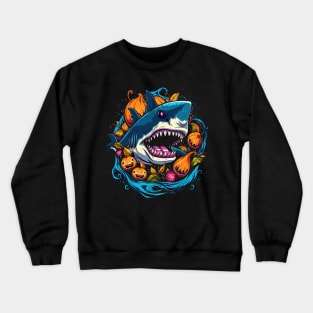Shark  Halloween Crewneck Sweatshirt
